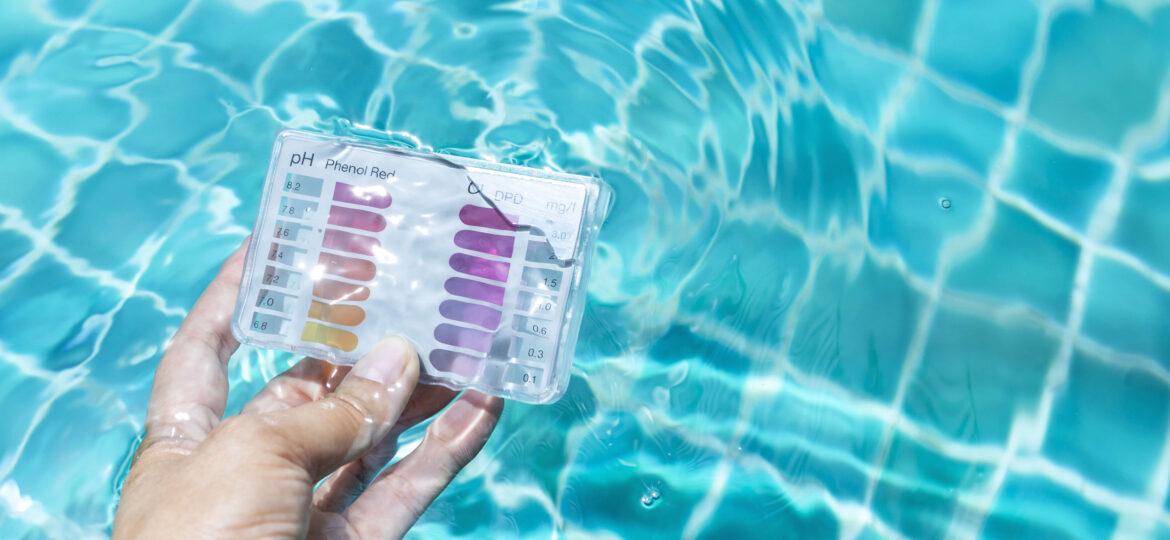 Swimming pool chemical testing | Clear Comfort AOP Pool