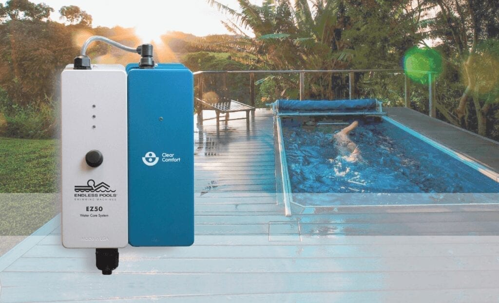 Endless Pools EZ50 Water Care AOP System Powered by Clear Comfort's AOP